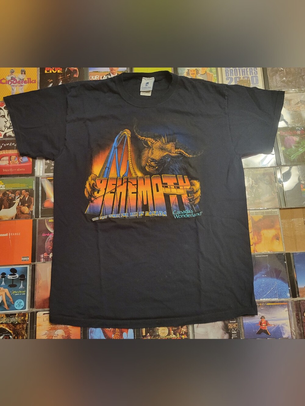 Really Rare Canada's Wonderland Behemoth Promo Tee - Black